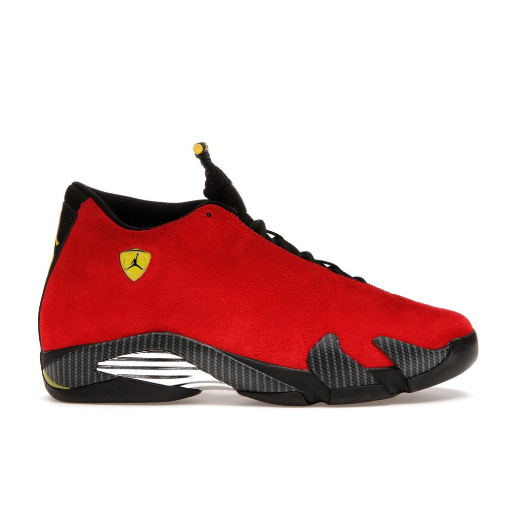 Air Jordan 14 Retro Ferrari Men Sneakers Red Challenge-Red Black 654459-670