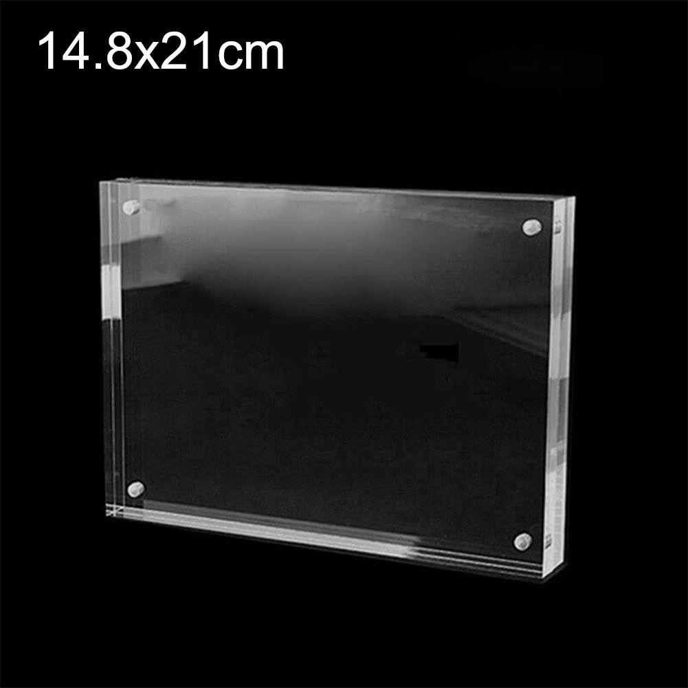 Robust Acrylic Picture Frame Thick 8+8mm for Personal or Landscape Photos
