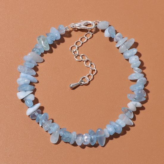 Women Bracelet Irregular Beads Decor Adjustable Length Non-fading Bracelet Wrist Jewelry Versatile