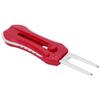 Golf Fork Golf Divot Repair Spring Tool Pitchfork Cleaner Putting Green Fork Training AidsRed