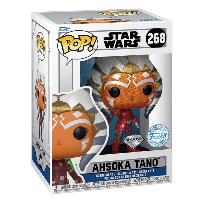 Figurine - FUNKO - Ahsoka Tano - Glitter - Exclusivité Diamond - Star Wars