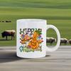 Thanksgiving Mug Thanksful Ceramic Mugs Fall Themed Coffee Mug Harvest Beer Cup Juice Cups for Home Office Personalized Gift Bar