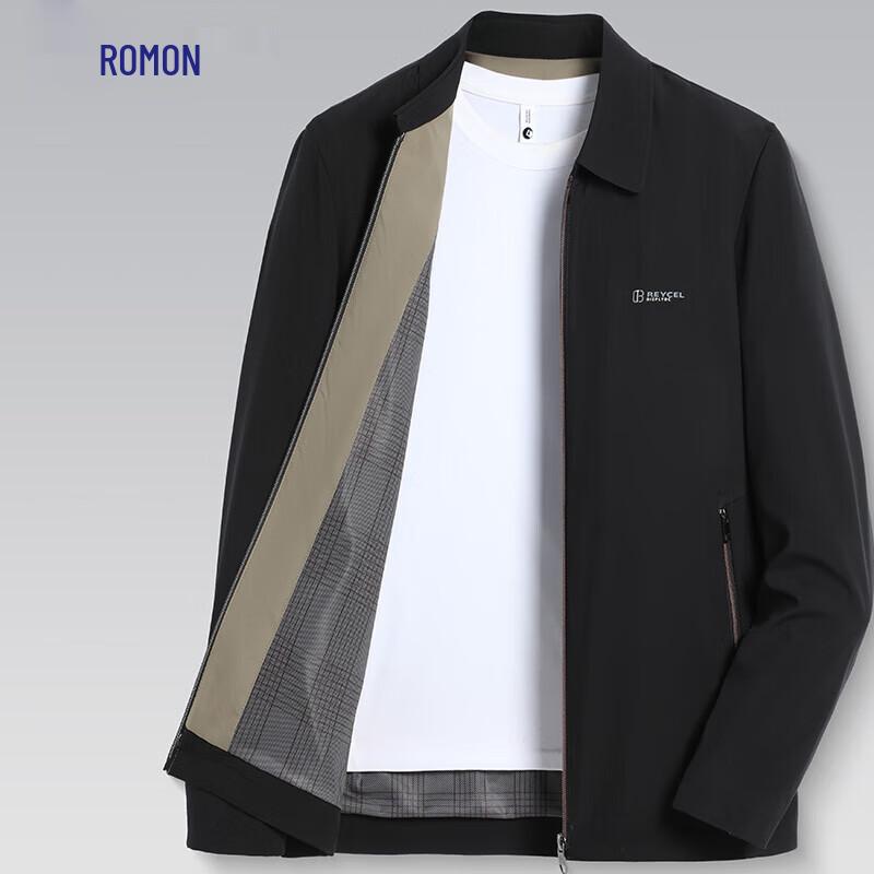 ROMON E Men's Business Casual Work Jacket