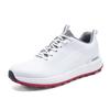 Men’s Golf Shoes Breathable Leather Golf Sneakers Non-slip Spikeless Golf Trainers Outdoor Sports Lace-up Golf Training Shoes