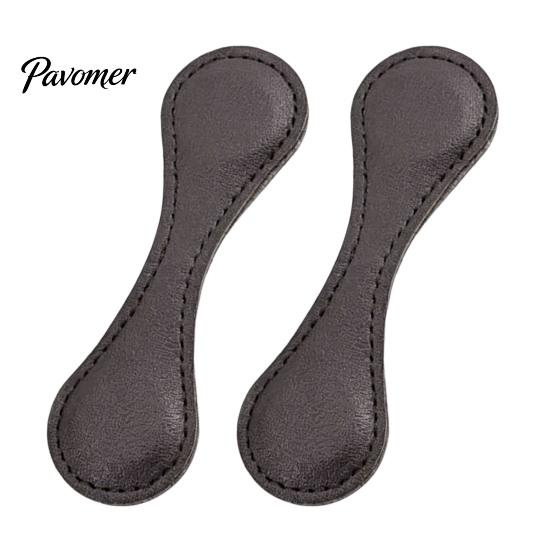 Trouser Hem Clips for Jeans Faux Leather Magnetic Shirt Sleeve Clips, Multi-use Cufflinks Shirts Clothes, Reusable Holders Rolled Cuffs Pants