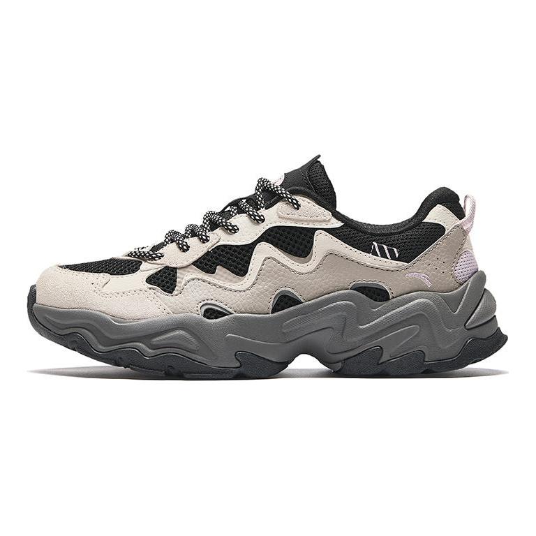 Anta Star Light 2 Comfortable Breathable Shock Absorbing Durable Low Top Casual Shoes Women sneaker Ash-Gray 922438837-5