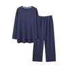 [YorBurn] Pajamas, Men's Room Wear, Loungewear, Sleepwear, Cotton, Long Sleeve, Cotton, Top and Bottom Set, Loose, Spring, Summer, Autumn, Sweat