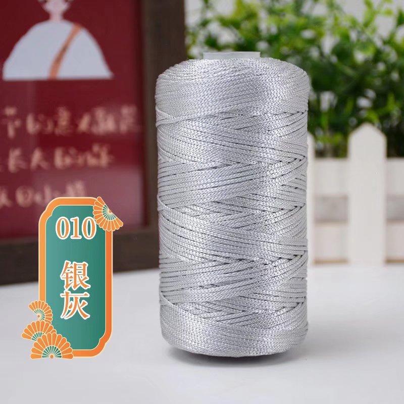 Mercerized Ice Hemp Thread 100G Shaft Medium And Thin Hollow Thread Sun Hat Shoes Crochet Hand-Woven Thread Full Free Shipping