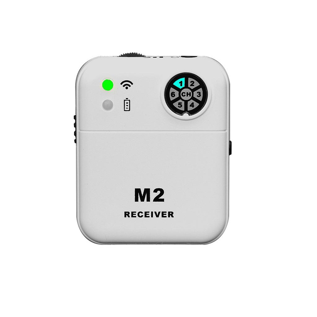 2,4 GHz Kabelloses In-Ear Monitor System Sender Empfänger Set 6 Kanal Frequenz mit Monitor Kopfhörern Plug and Play Wiederaufladbar 8ms Lo
