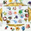 50 Various Bouquets Mixed And Matched Graffiti Stickers Transparent Waterproof Pet Stickers Diy Decoration