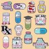 Creative Cartoon Pill Series Metal Brooch Set Whimsical Alphabet Pin Collection For Fashionable Accessory Lovers