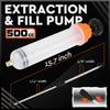 200CC Car Oil Fluid Extractor Portable Needle Tube Automotive Fuel Brake Liquid Extraction Transfer Filling Syringe Car Oil Pump