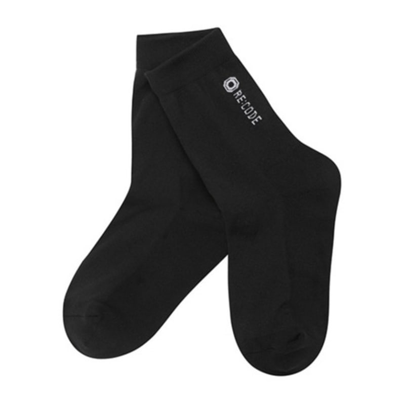 RE;CODE Regular Logo Socks_RYAAM23812BKX
