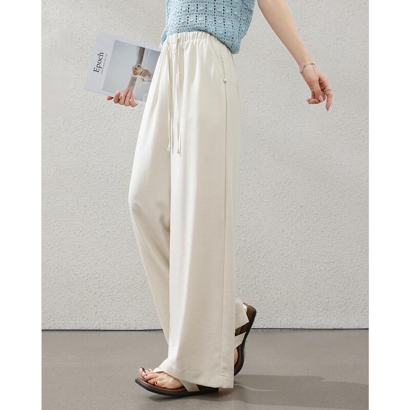 TERRE BLEUE Women s Summer Ice-Feel Linen Blend Casual Pants 29