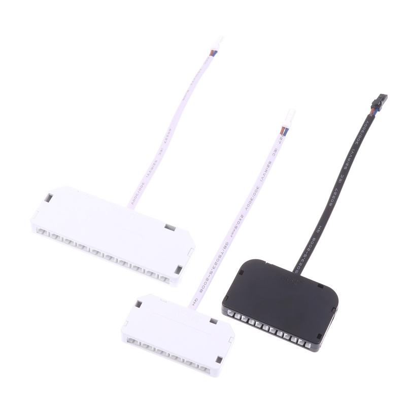 1Pc LED Strip Light Power Junction Box - 6/10 Port Quick Connector, Male Plug Hub Splitter Cable Terminal Tool Supplies
