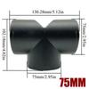 1/2/4/6X 75mm/2.95" Diesel Parking Heater Air Vent Ducting T Piece Pipe Outlet Exhaust Connector Joiner For Car Truck Camper Van