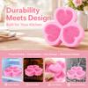 Silicone Material Rose Flower Mold Rose Flower Shape Chocolate Mould Cake Mould  Cake Decoration