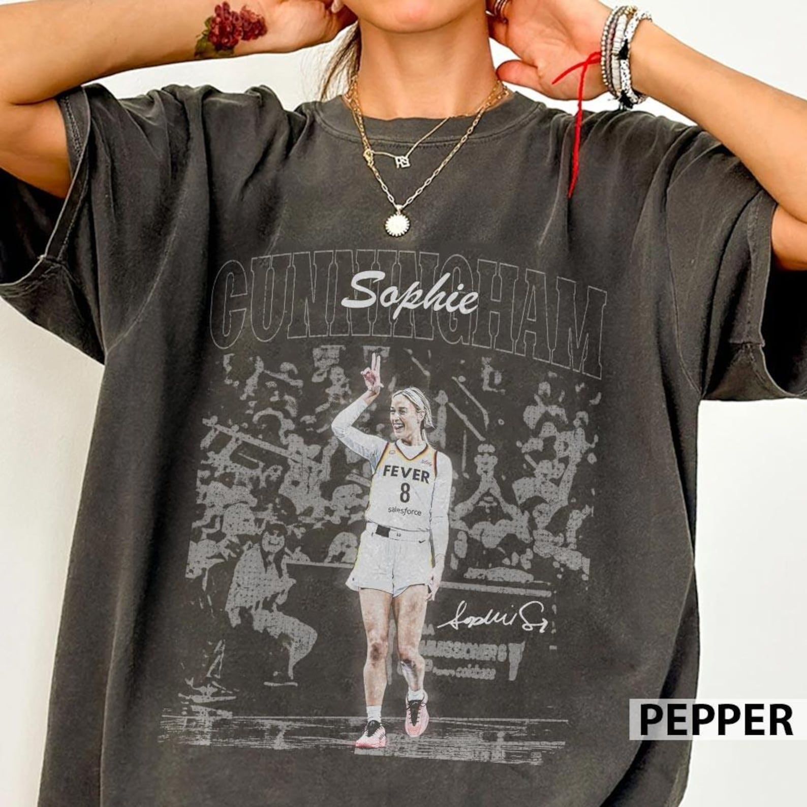 Sophie Cunningham Basketball Vintage Comfort Colors Shirt 3XL