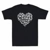 Heart Love Video Game Control Printed Men's T-Shirt Funny Video Game Lovers Tee