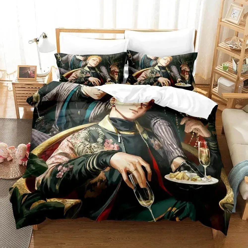 Set de lenjerie de pat Anime 19 zile Set de pat king-size, o singură persoană, twin, dormitor pentru copii, adulți, copii