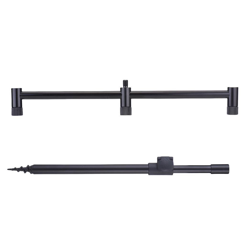 2 Section Fishing Bank Stick Aluminum Alloy Fishing Rod Support Fishing Pole Ground Holder 30 50cm