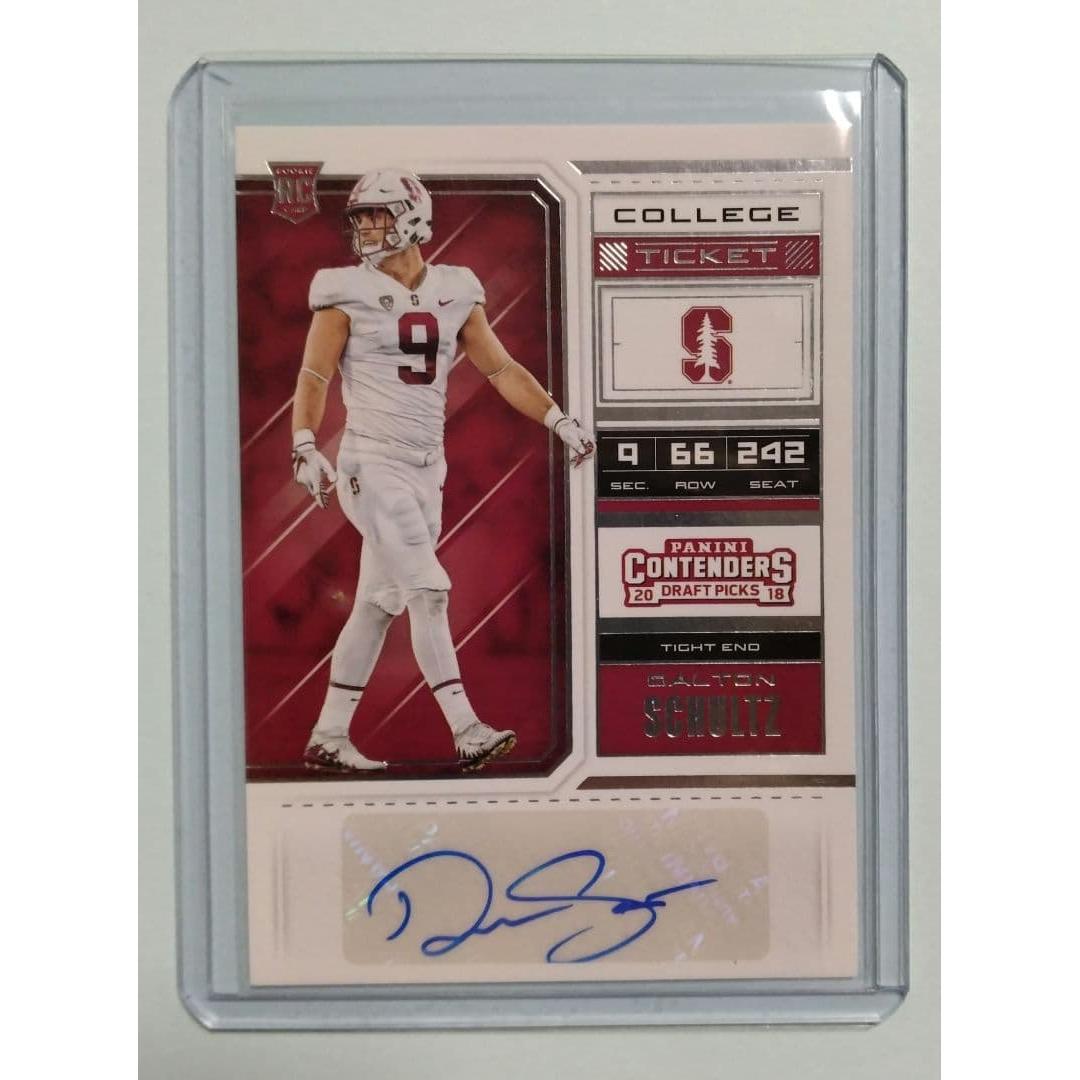 Used Dalton Schultz Autograph AUTO NFL