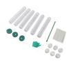 6PCS Plastic Moss Poles for Monstera Small Medium Climbing Plants 10 Inch Stackable Plant Support