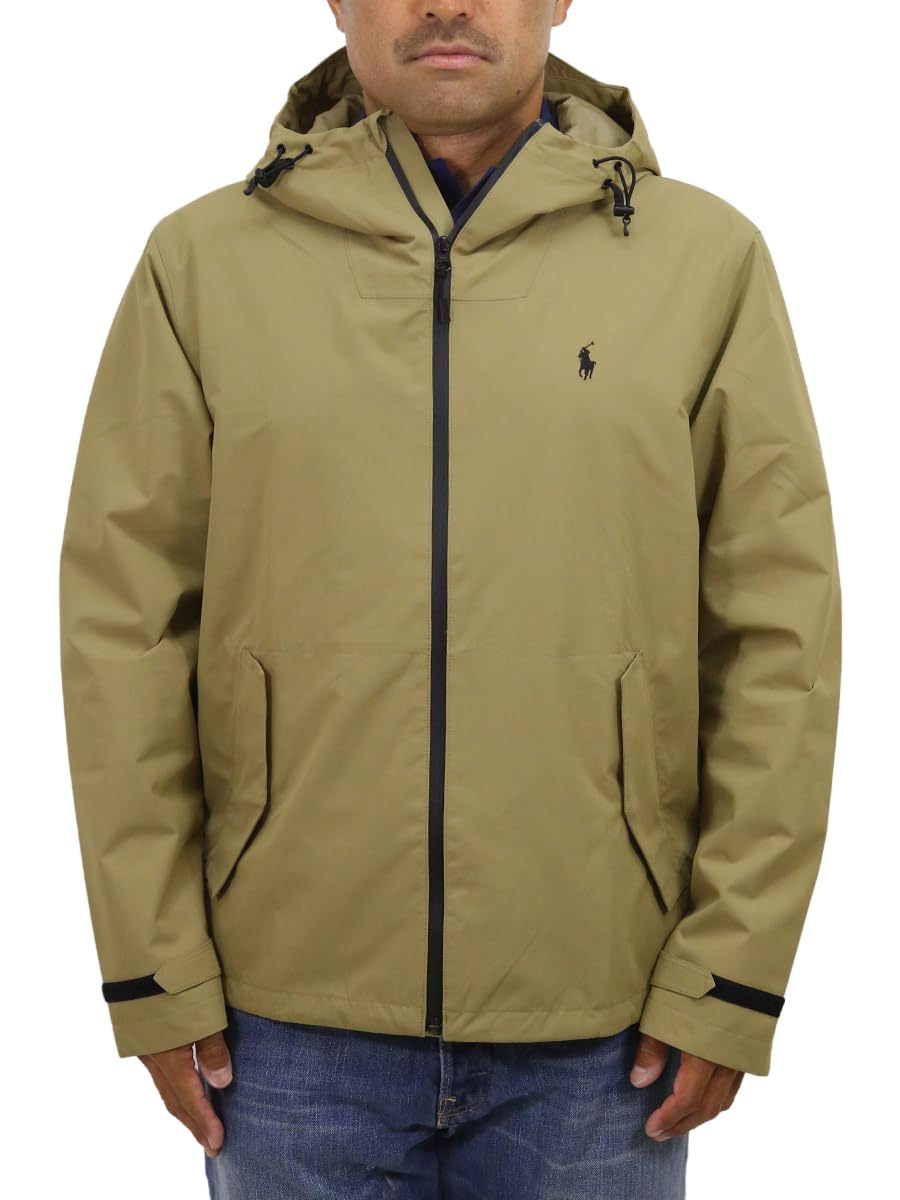 

POLO RALPH LAUREN Shell Size 0101949 Men s Jacket/Windbreaker/Hoodie, M, Khaki, [Used]