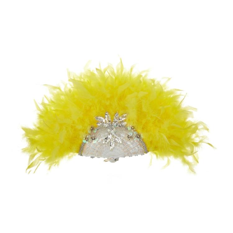 Wedding Dance Hand Fan Party Props Feather Foldings Fan for Woman Dance Fan