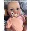 Realistic Rebirth Baby Doll Soft Fabric Body Realistic Pose With Feeding Set Suitable For Children Aged 3 Over | Companion Doll