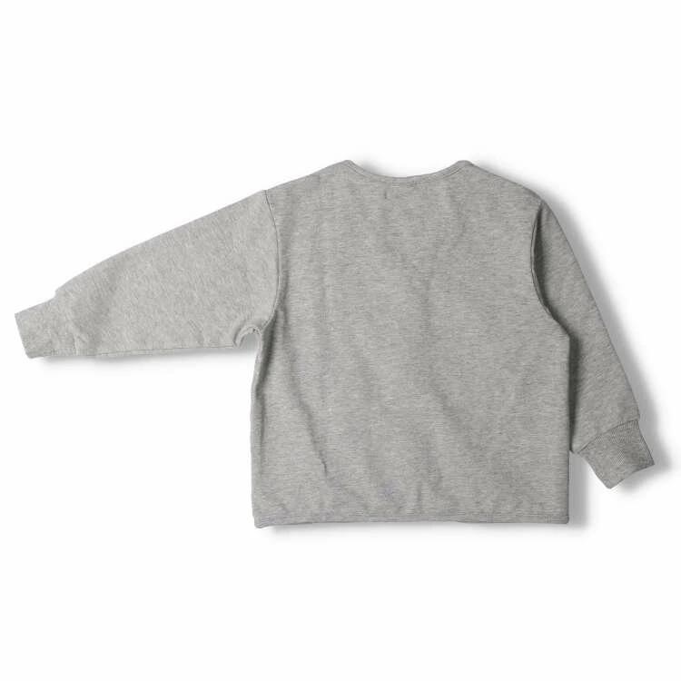 [Kinderkleidung] Moujonjon (Moujon John) Strickjacke mit Reißverschluss vorne und Stickerei 90cm-140cm M50401