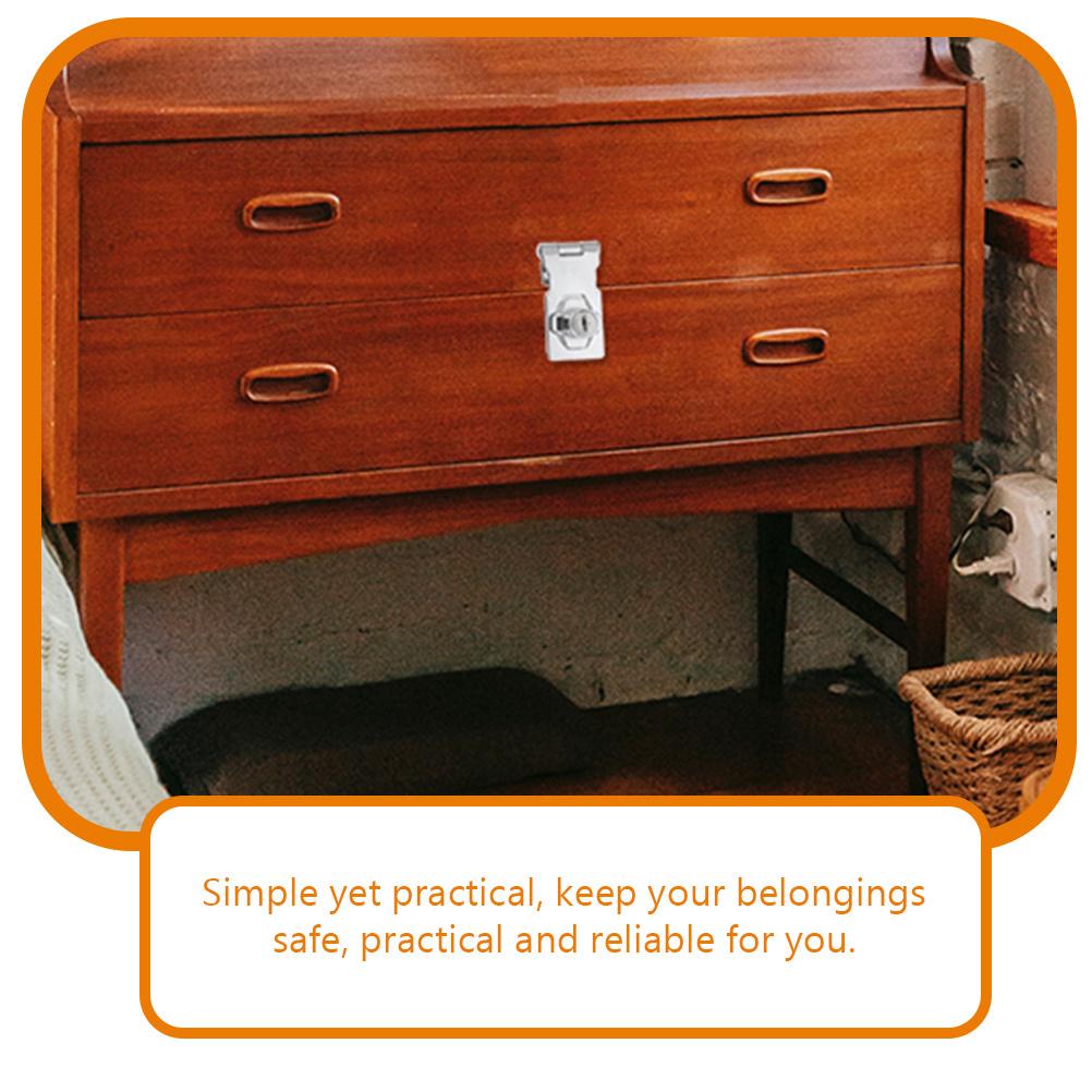 2pcs Stainless Steel Cabinet Locks For Showcase File Cabinet Toolbox Security Heavy Duty Door Lock Replacement With Keys China Mainland