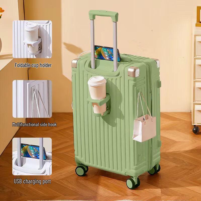 OEING Durable Rolling Luggage Suitcase 26 inch