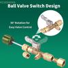 Air Conditioner Repair Tool Low Refrigerant Leakage Enhance AC Performance With HS1430 Valve Core Wrench
