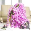 12PCS Artificial Flowers Rattan Home Festival Wedding Celebration Party Outdoor Garden Wall Garland DIY Gift Box Decor Accessory