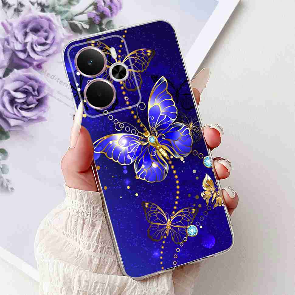 Bumper Clear Case For Realme 14 5G Soft Transparent Cases Silicone Shockproof Cover For Realme 14 14X Pro Realme14Pro Fundas