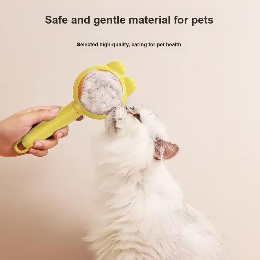 Rabbit Ear Comb Pet Grooming Brush for Cats and Dogs, Hair Removal Massage Tool Cat Licking Device Source Factory Agent Sales
