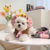 Spring and Autumn Thin Three-dimensional Mushroom Sweater Dog Clothes Teddy Bigbear Cat Medium Small Dog Pet Clothes