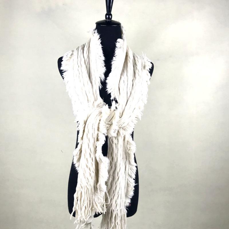 Autumn and winter dual-purpose women's imitation cashmere tassel super long thickened warm color plaid scarf shawl