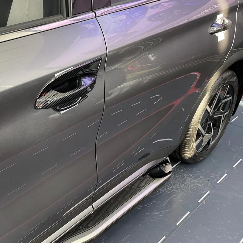 For BYD ATTO3/Yuan Plus 2024 ABS Plastic Door Handle Bowl Cover Armrest Handrail Frame Trim Auto Exterior Accessories