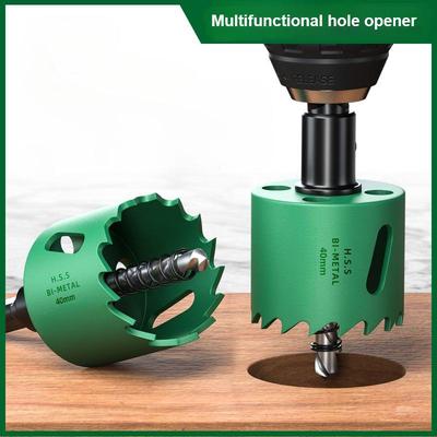 Multipurpose Hole Saw Drill Bit Set for Metal, Wood, Plastic – Precision Cutting Tool