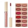 Langvarig non-stick 2,5 ml leppestift Matte Velvet 12 farger Lip Gloss Flytende Lipstick Lip Glaze