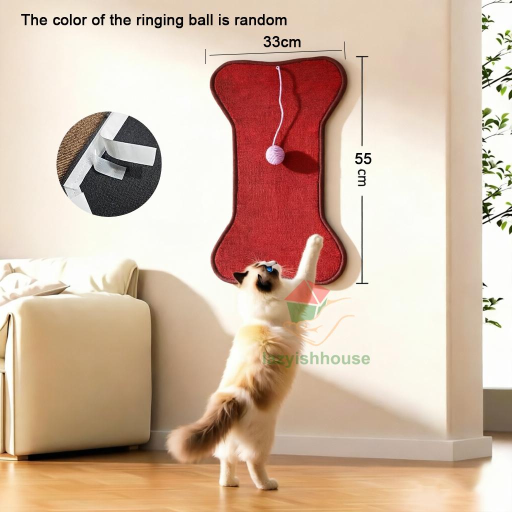 Cat Sisal Mat Furniture Wall Anti-Scratch Pad Wear-resistant Cat Scratching Board for Cat Paw Training Protect Couch and Carpets