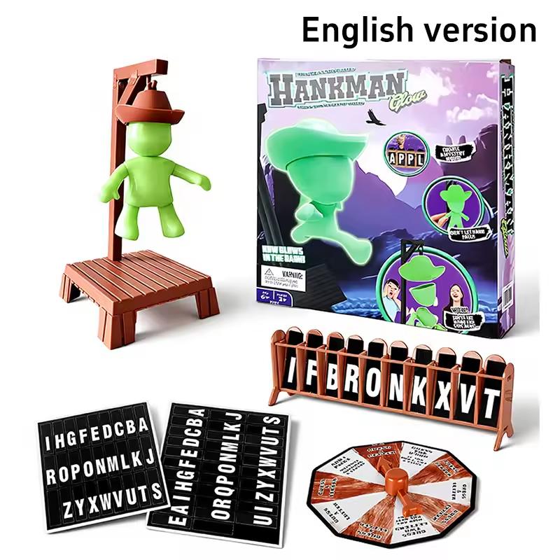 

Подростковая магнитная игра «Виселица», игра-загадка, угадывание слова, светящаяся в темноте, угадай слово до того, как повесят, настольная игра