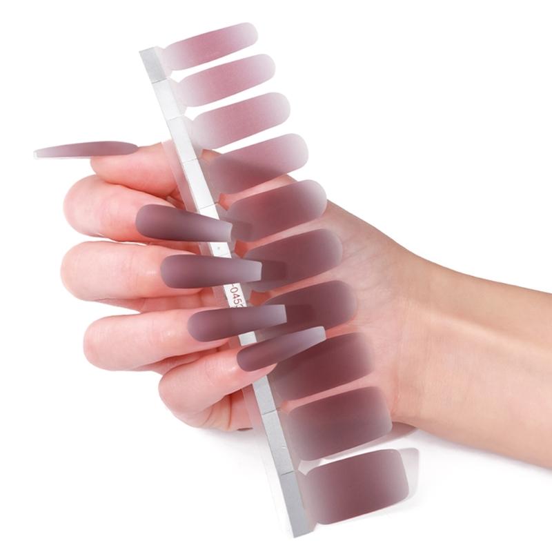 

Full Cover Nail Stickers Nail Tips Manicure Decoration Designer Self Adhesive
