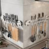 No-Drill Hook Knife Holder Kitchen Wall-Mounted Multi-Functional Spatula Holder And Knife Rack