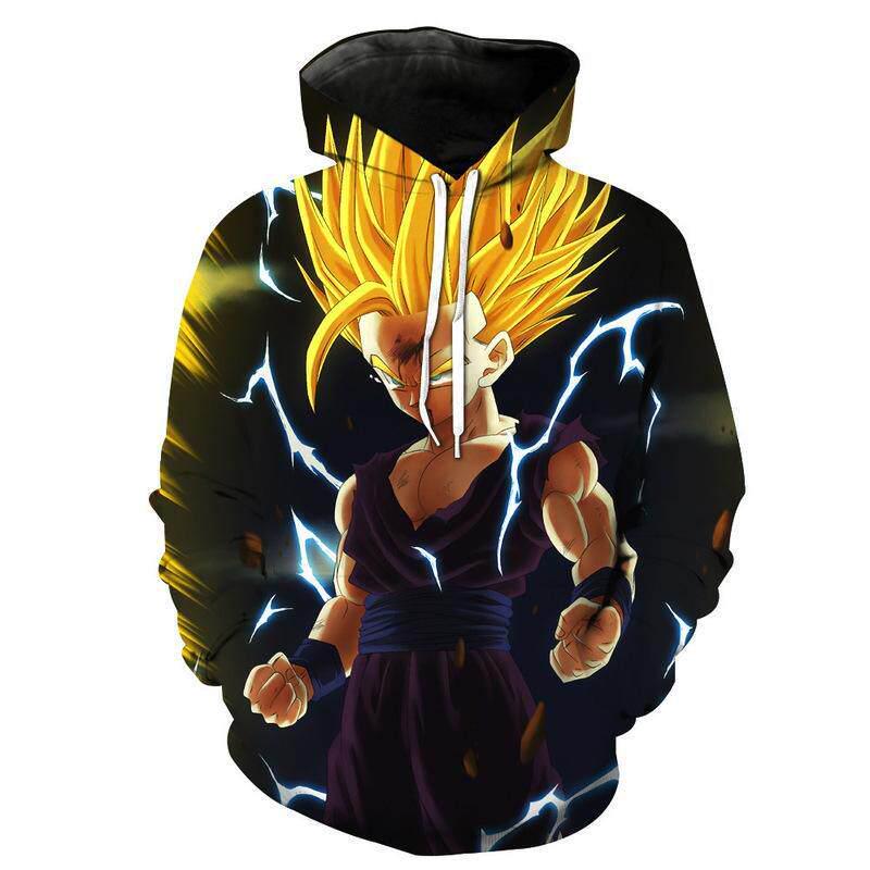 YMQ235 3D Digital Art Plus Size Hoodie - European & American Style