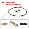 For Mercruiser Bravo 1 2& 3 One Two Three Compatible Lower Shift Cable Replacement Kit 865437A02, 815471T1, 815471A6
