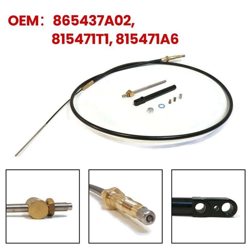 For Mercruiser Bravo 1 2& 3 One Two Three Compatible Lower Shift Cable Replacement Kit 865437A02, 815471T1, 815471A6
