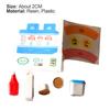 5Pcs/Set Miniature Food Cute Realistic Resin Tiny  Milk Yogurt Ketchup Cans Food Plastic Model Toy for Kids